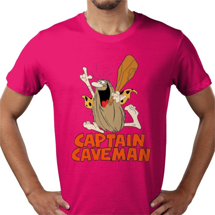 Captain Caveman Theme T-shirt