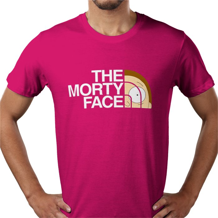 Rick & Morty x The North Face Parody - The Morty Face T-Shirt