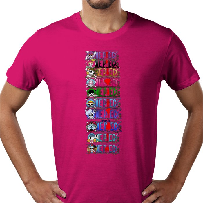 One Piece Stacked Logo T-Shirt | Grand Line Anime Tee