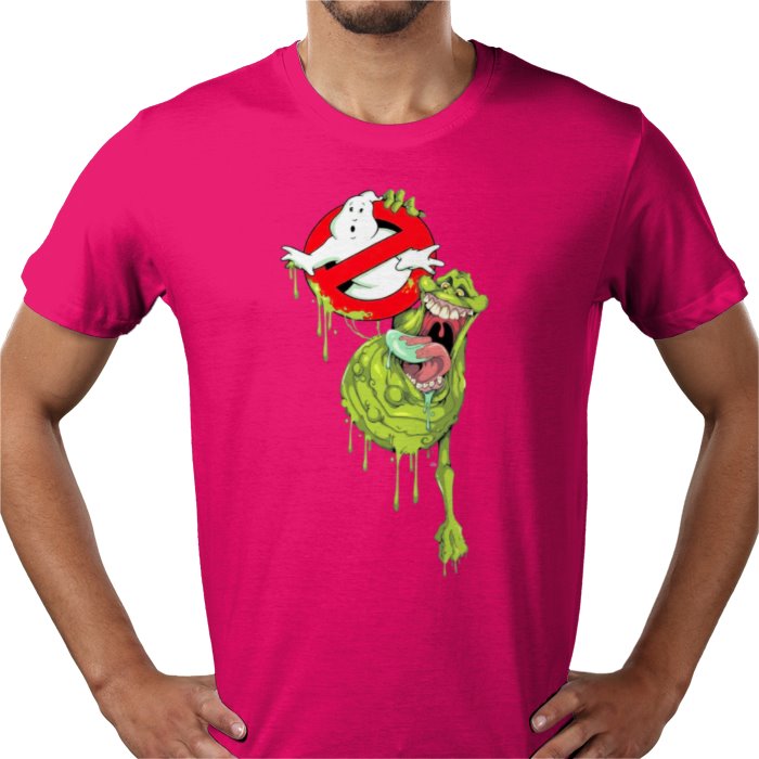 Ghostbusters - Slimer & Logo T-shirt
