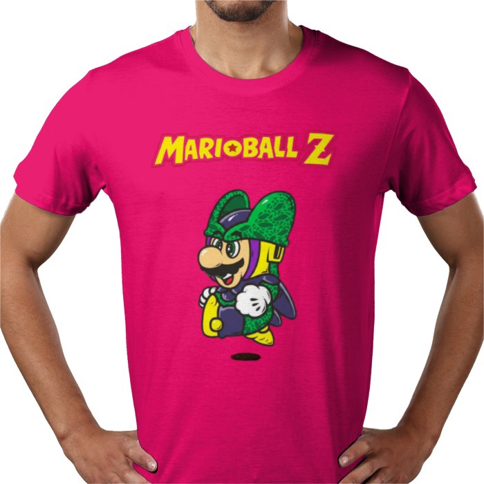 Super Mario x Dragon Ball Z Marioball Z T-Shirt | Gaming Anime Mashup Tee