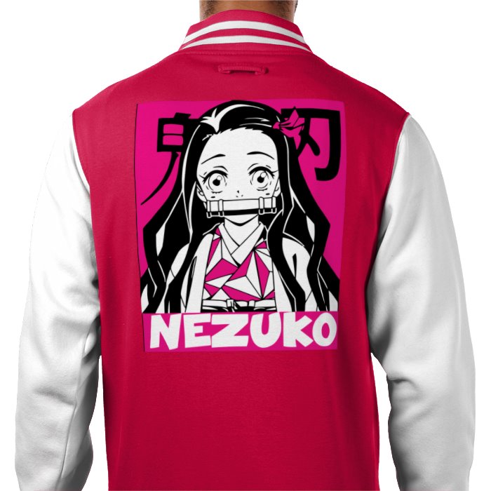 Demon Slayer - Nezuko Theme 3 Varsity Jacket