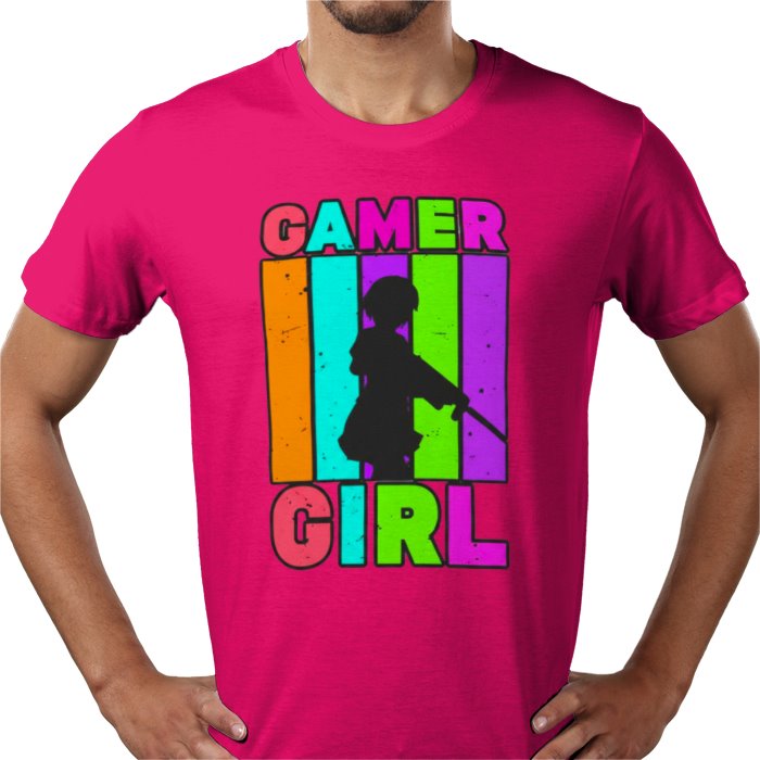 Gamer Girl T-Shirt | Female Gaming Graphic Tee