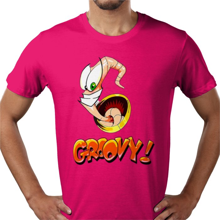 Earthworm Jim - Groovy T-shirt