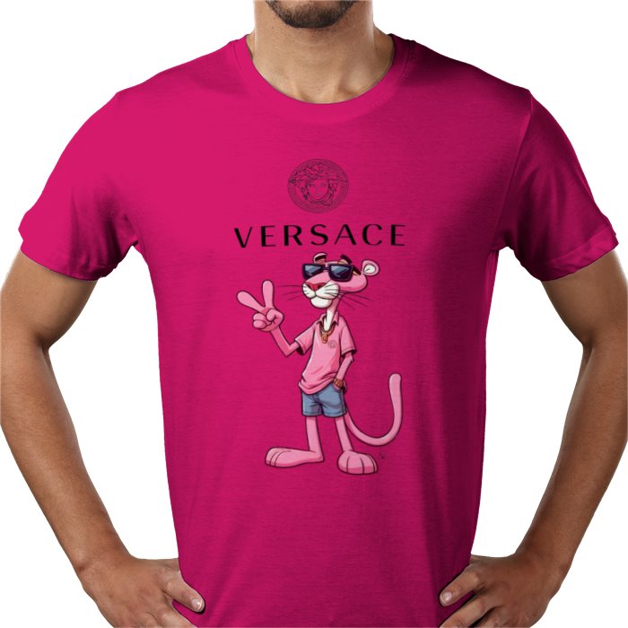 Pink Panther x Versace Parody T-Shirt