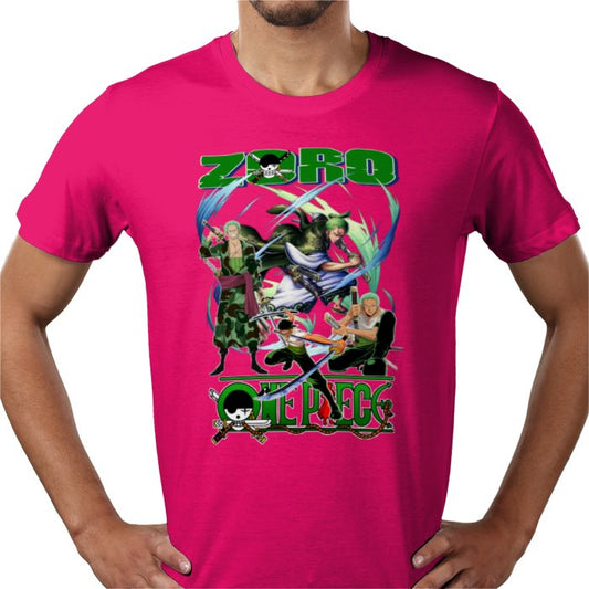 One Piece Zoro Theme T-Shirt | Pirate Hunter Anime Tee