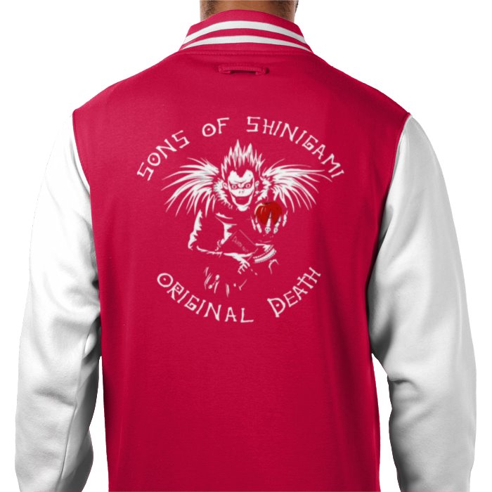 Death Note & Sons Of Anarchy - Sons Of Shinigami Varsity Jacket