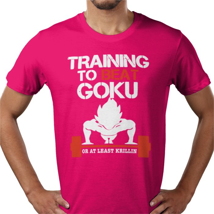 Dragon Ball Z Training To Beat Goku T-Shirt | DBZ Gym Motivation Anime Tee