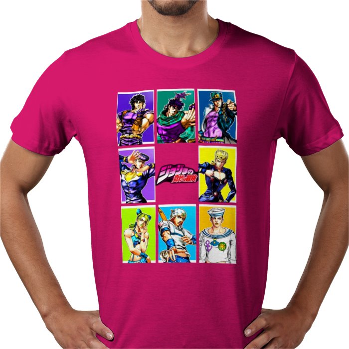 JoJo's Bizarre Adventure - Grid Collage T-Shirt