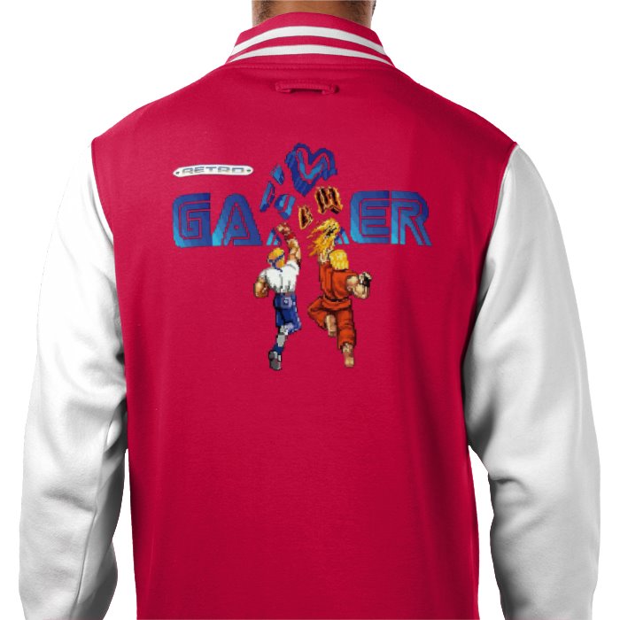 Street Fighter & Sega - Retro Gamer Varsity Jacket