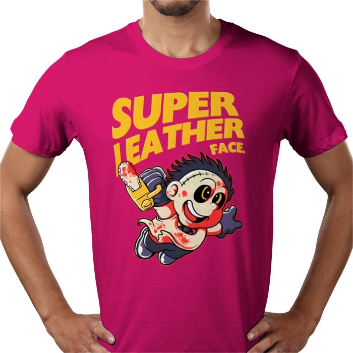Texas Chainsaw Massacre x Super Mario Bros - Super Leatheface T Shirt