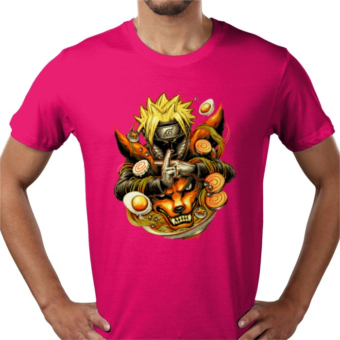 Naruto Nine-Tails Ramen T-Shirt | Ichiraku Ramen Anime Tee