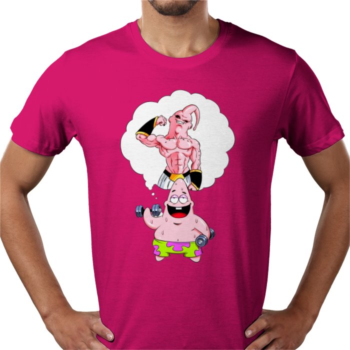 Dragon Ball Z x SpongeBob Crossover T-Shirt | DBZ Mashup Anime Tee