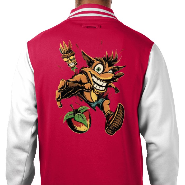 Crash Bandicoot Varsity Jacket