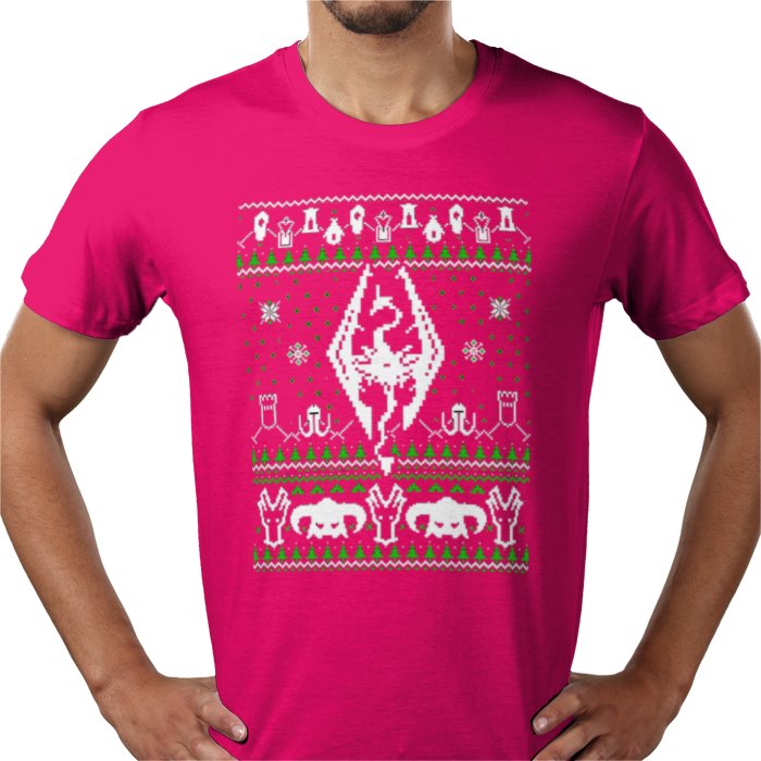 Ugly Jumper Style - Skyrim Christmas T Shirt