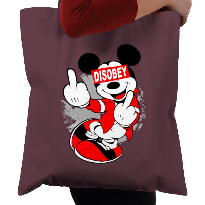 Mickey Mouse - Disobey Tote Bag