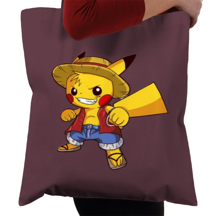 Pokémon & One Piece - PikaLuff Tote Bag