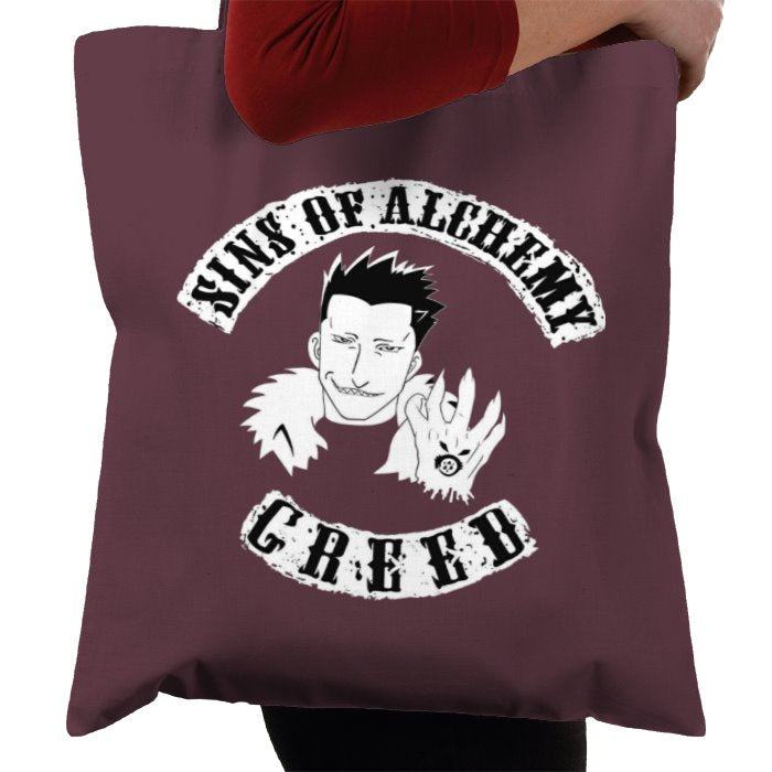 Full Metal Alchemist x Sons Of Anarchy - Sins Of Greed Tote Bag