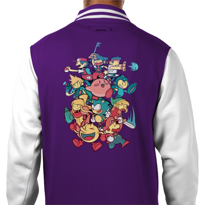 Gamer Collage 1 Varsity Jacket
