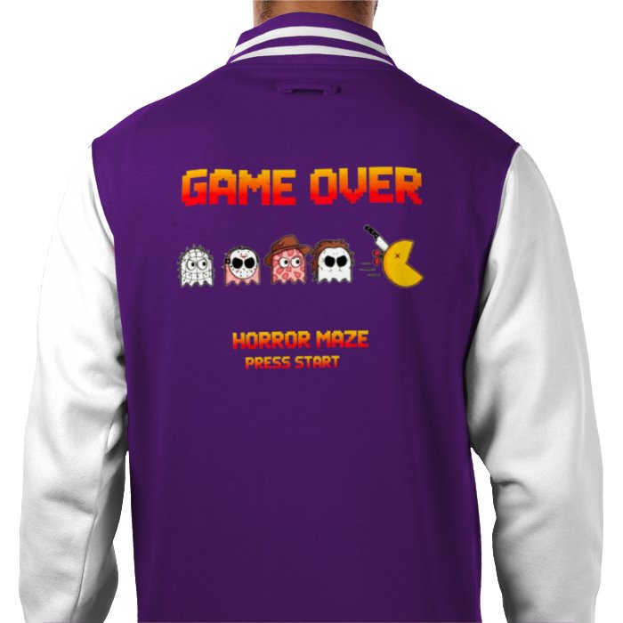 Pac-Man - Horror Maze Varsity Jacket