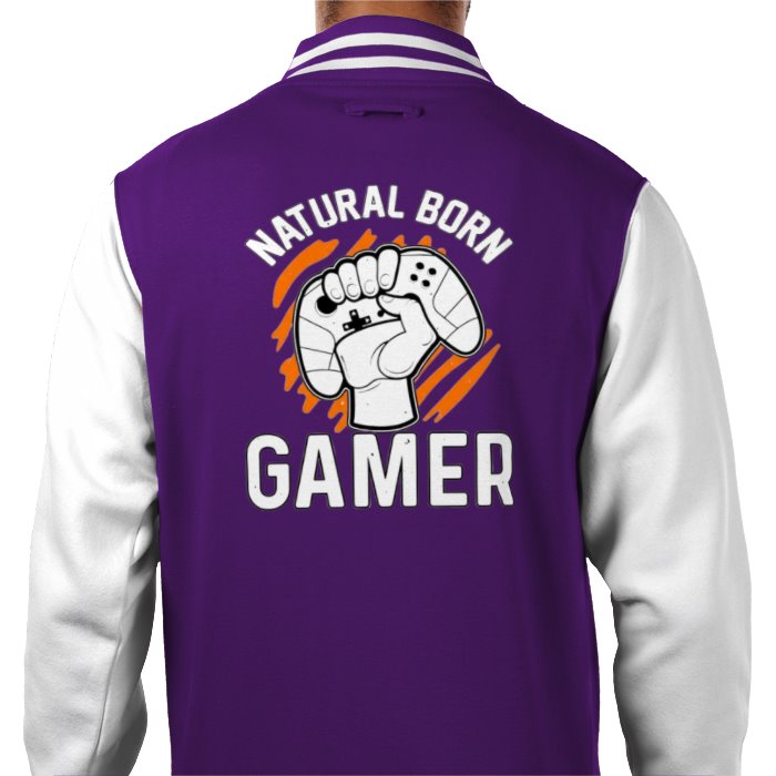 Natural Born Gamer Varsity Jacket