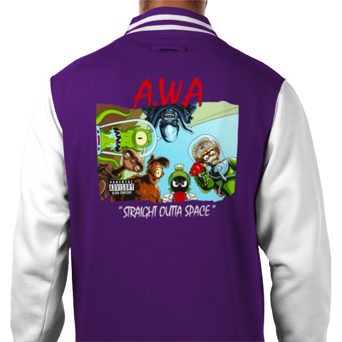 Aliens Without Attitude Varsity Jacket
