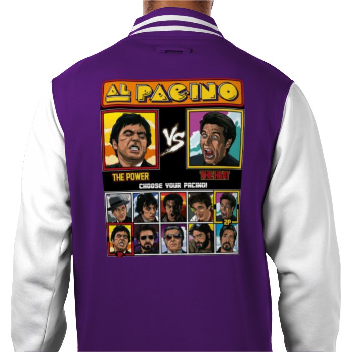 Al Pacino & Pac Man & Street Fighter - Al Pac-ino Fighter Varsity Jacket