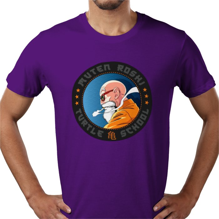 Dragon Ball Z Roshi Badge T-Shirt | Turtle Hermit Anime Tee