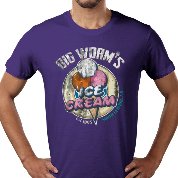 Friday - Big Worms Ice Cream T-Shirt