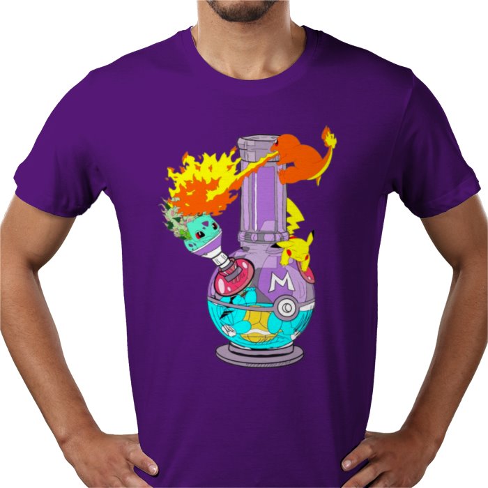 Pokébong T-Shirt | Pokémon 420 Parody Funny Graphic Tee