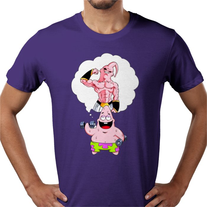 Dragon Ball Z x SpongeBob Crossover T-Shirt | DBZ Mashup Anime Tee