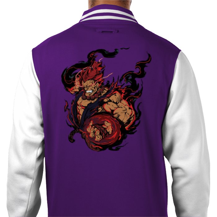 Street Fighter - Akuma Punch Varsity Jacket