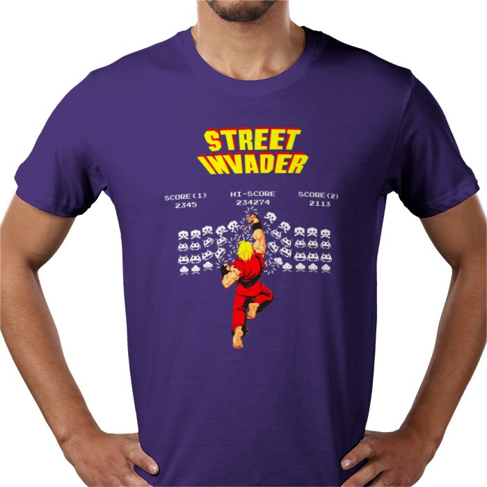 Street Fighter x Space Invaders — Street Invader T-Shirt