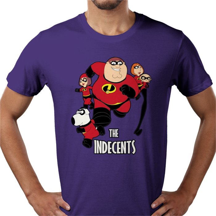 Family Guy x The Incredibles Parody - The Indecents T-Shirt