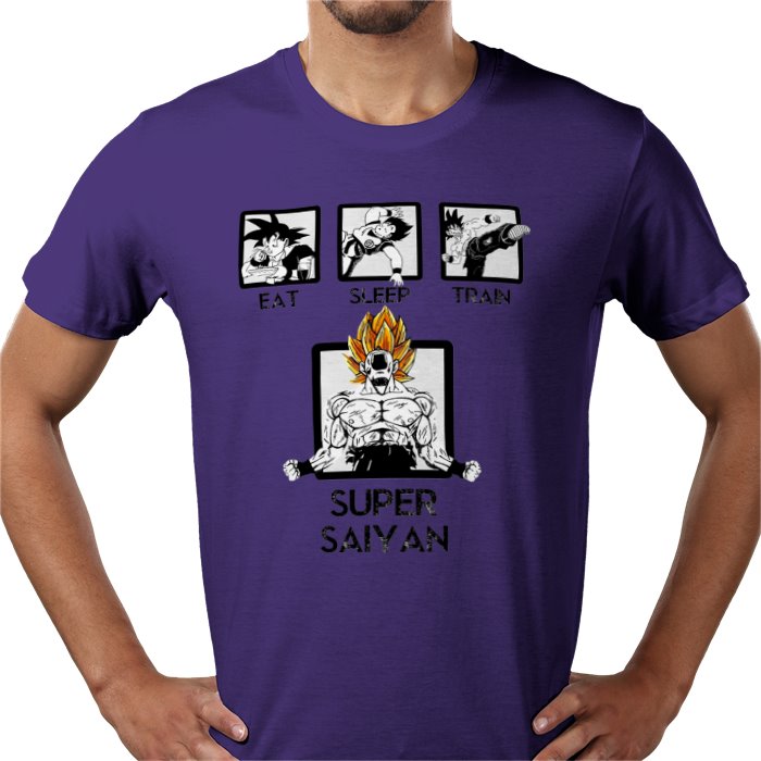 Dragonball Z - Eat Sleep Train T-shirt