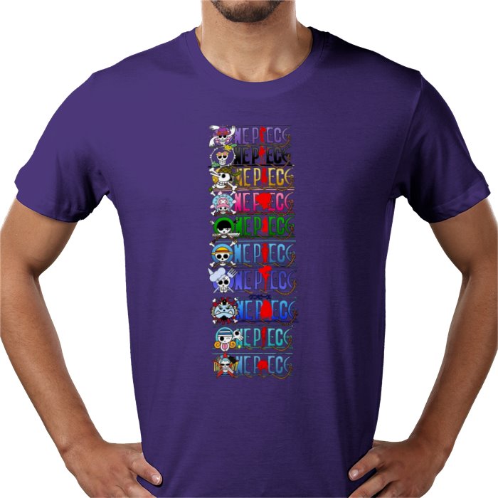 One Piece Stacked Logo T-Shirt | Grand Line Anime Tee
