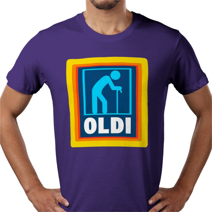 ALDI Parody OLDI T-shirt