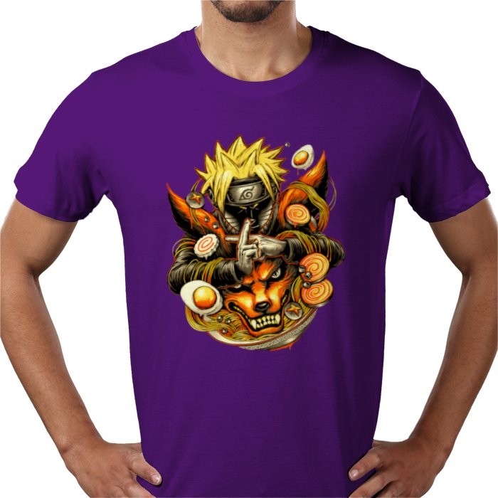 Naruto Nine-Tails Ramen T-Shirt | Ichiraku Ramen Anime Tee