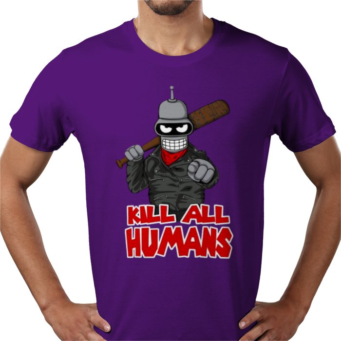 Futurama x The Walking Dead - Kill All Humans T-shirt