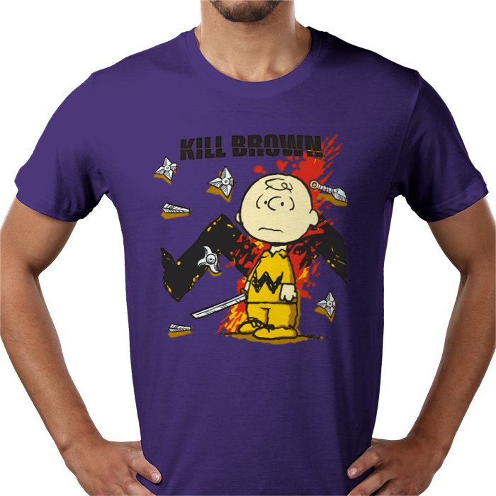 Peanuts x Kill Bill — Kill Brown T-Shirt