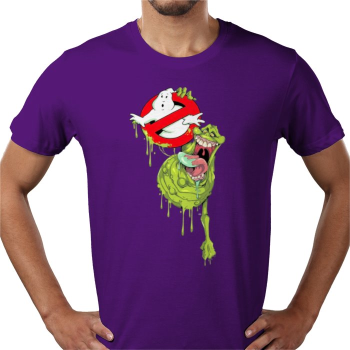 Ghostbusters - Slimer & Logo T-shirt