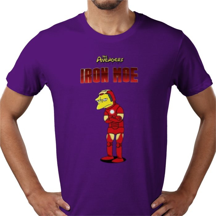 The Simpsons & Iron Man - Iron Moe T-shirt