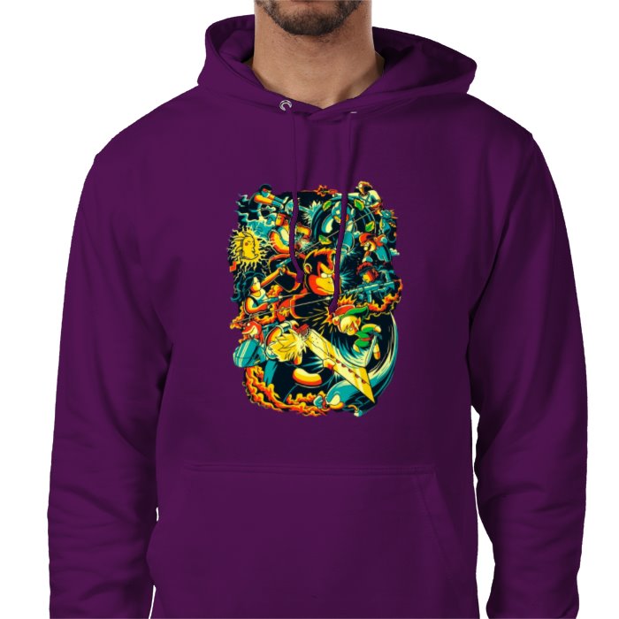 Retro Gamer Collage Value Hoodie