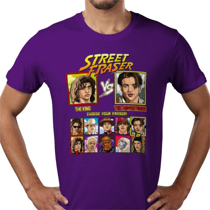 Brendan Fraser - King vs Adventurer T-shirt