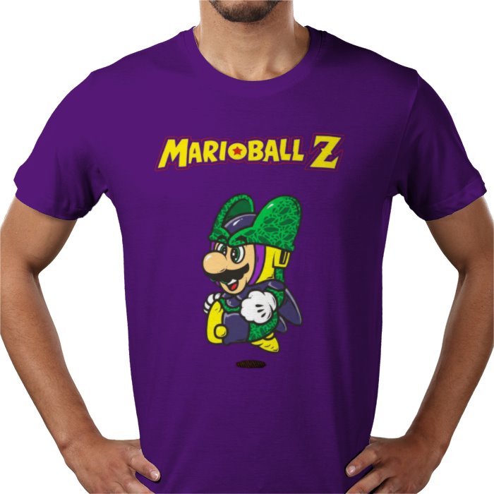 Super Mario x Dragon Ball Z Marioball Z T-Shirt | Gaming Anime Mashup Tee