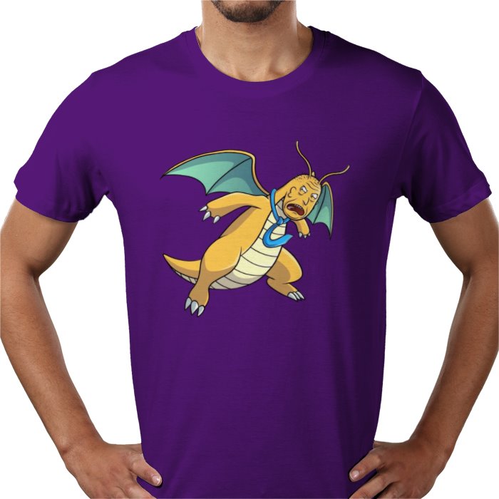 Rick & Morty & Pokémon - Dragonite T-shirt