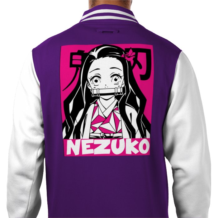 Demon Slayer - Nezuko Theme 3 Varsity Jacket