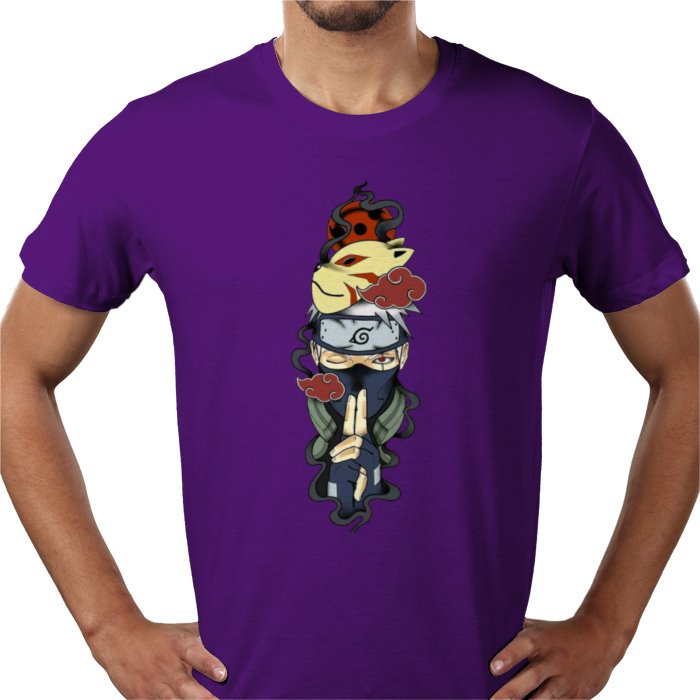 Naruto Kakashi Theme T-Shirt | Copy Ninja Anime Tee