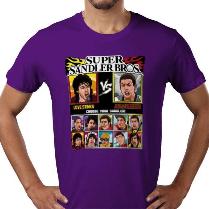 Super Smash Bro's & Adam Sandler - Super Sandler Bro's T-shirt