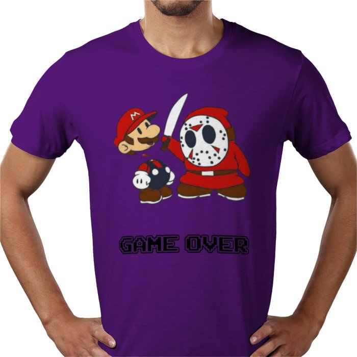 Super Mario T-Shirt | Game Over Retro Gaming Graphic Tee